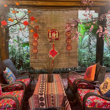 Vu Linh Palm House Homestay - Bungalow Yen Bai Екстер'єр фото