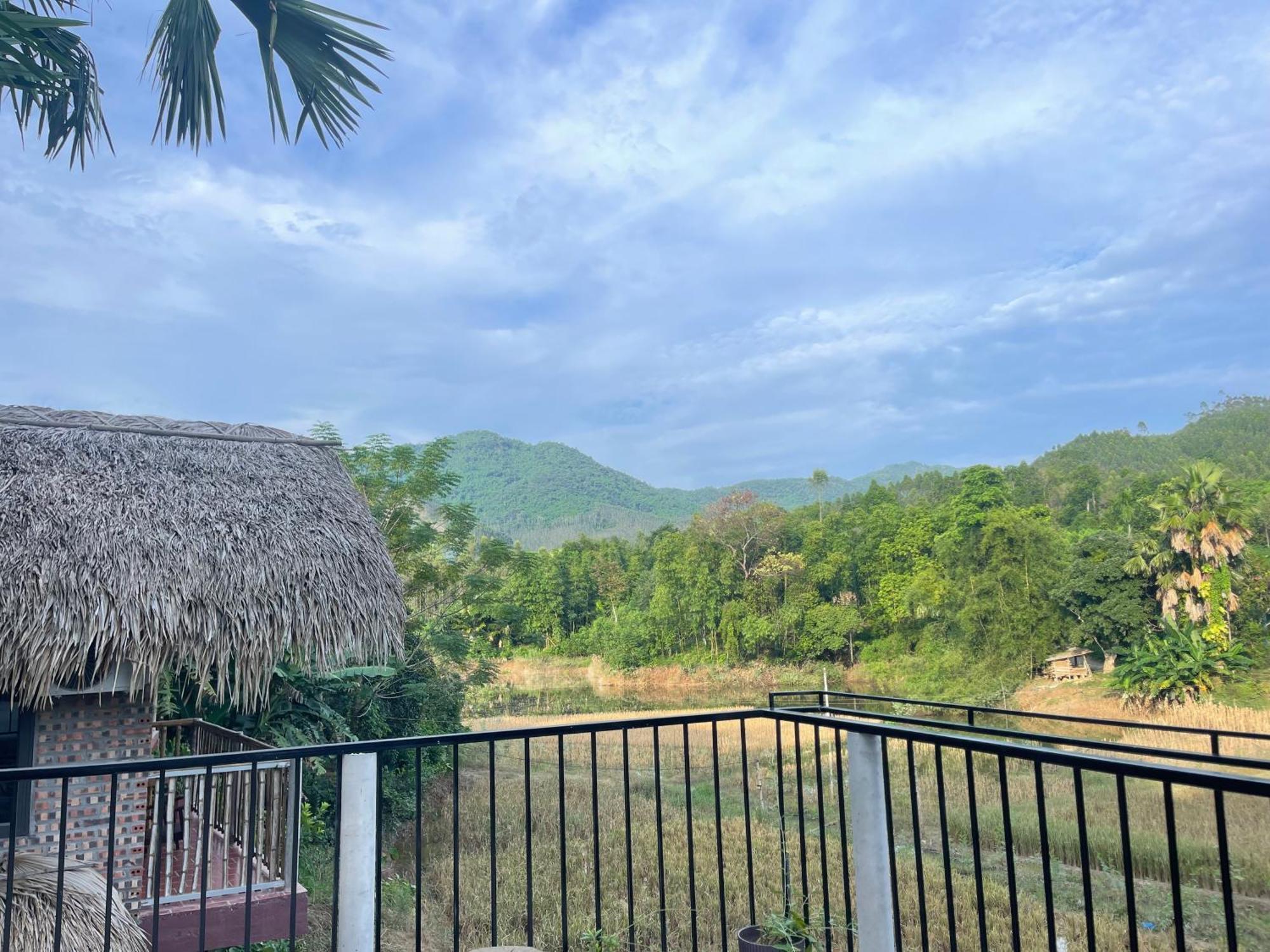 Vu Linh Palm House Homestay - Bungalow Yen Bai Екстер'єр фото