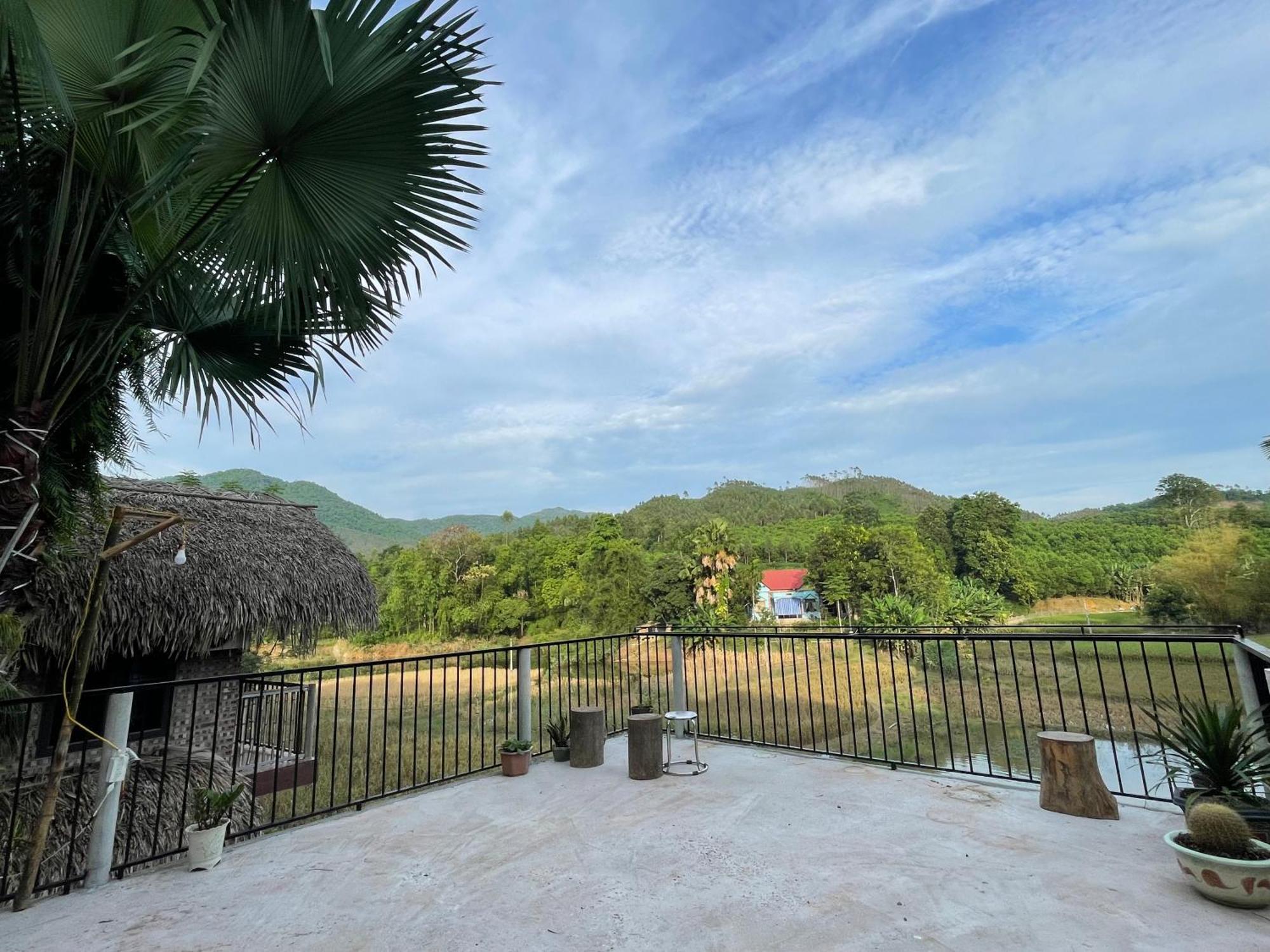 Vu Linh Palm House Homestay - Bungalow Yen Bai Екстер'єр фото